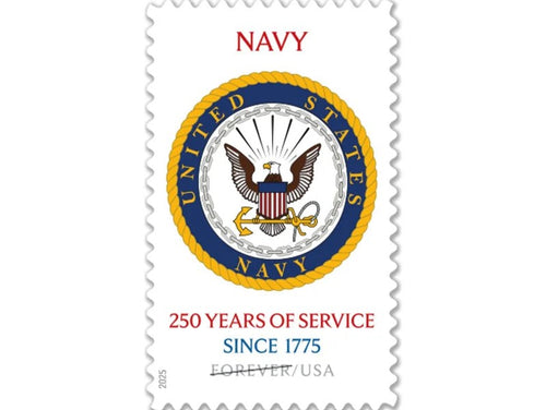 U.S. Navy 250 Years 2025 Forever Stamps — Honor & Service, First-Class Postage