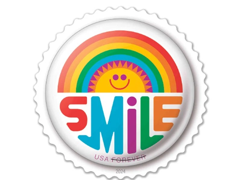 Pinback Buttons 2024 Forever Stamps — Ceremony Memento Collectible
