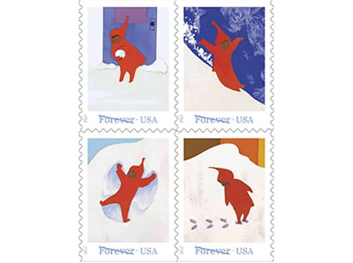 The Snowy Day 2017 Forever Stamps — Ezra Jack Keats, Booklet of 20