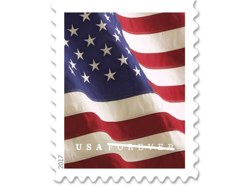 2017 U.S. Flag Forever Stamps — Booklets, Coils and ATM Sheetlet
