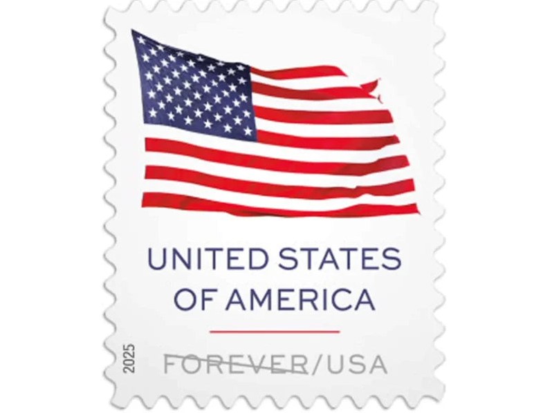 2025 U.S. Flag Forever Stamps — Patriotic Symbol for Everyday First-Class Mail