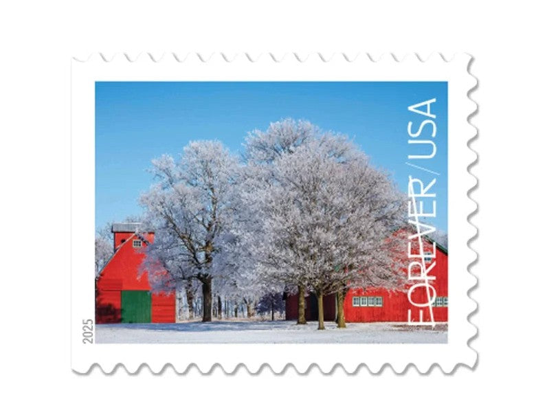 Winter Scenes 2025 Forever Stamps — Winter Landscapes Booklet, First-Class Postage